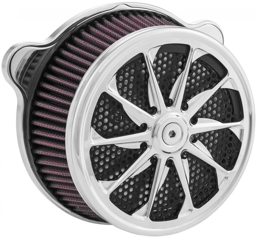 Xtreme Machine 395109 Launch Chrome Air Cleaner fits 08-16 Touring Models TBW and some Screamin Eagle Models