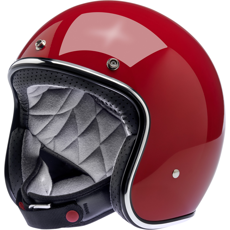 Biltwell Bonanza Bold Red 3/4